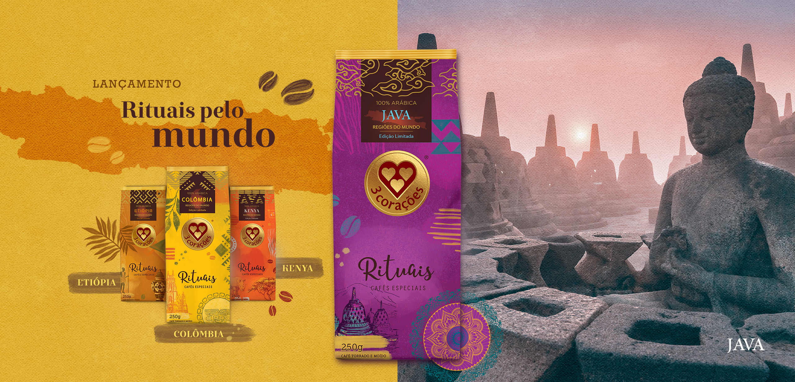 Café 3 Corações - Rituais pelo Mundo - Java