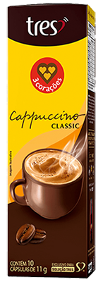 Cápsula de Cappuccino Classic TRES 3 Corações