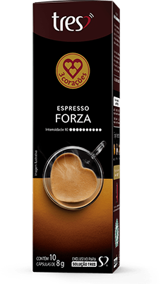 Cápsula de Café Espresso Forza TRES 3 Corações