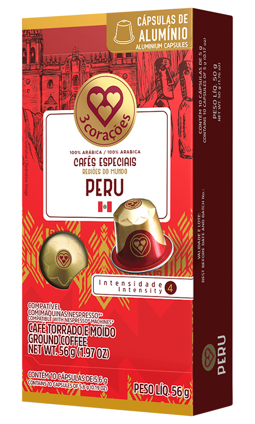 Cápsula de Espresso Regiões do Mundo Peru