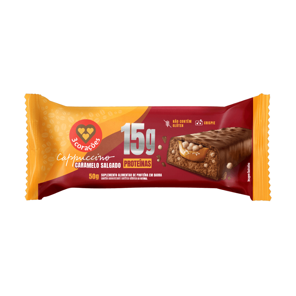 Barra de Proteina Cappuccino Caramelo Salgado